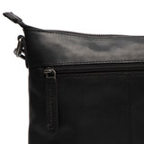Sac à main en cuir Faro Chesterfield Noir