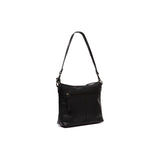 Sac à main en cuir Faro Chesterfield Noir