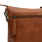Sac à main en cuir Faro Chesterfield Cognac