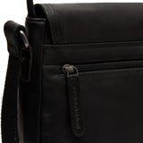 Sac à main besace en cuir Chesterfield-Everglades Noir