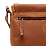 Sac à main besace en cuir Chesterfield-Everglades Cognac