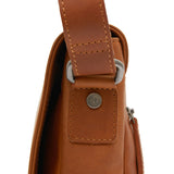 Sac à main besace en cuir Chesterfield-Everglades Cognac