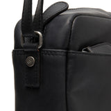 Sac à main en cuir avec bandoulière Arona Chesterfield Noir