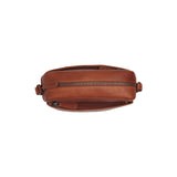 Sac à main en cuir avec bandoulière Arona Chesterfield Cognac