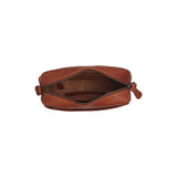 Sac à main en cuir avec bandoulière Arona Chesterfield Cognac