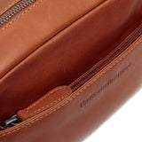 Sac à main en cuir avec bandoulière Arona Chesterfield Cognac