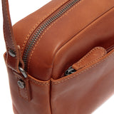 Sac à main en cuir avec bandoulière Arona Chesterfield Cognac