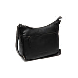 Sac à main à bandoulière en cuir Chesterfield-Loraine Noir