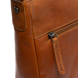 Sac à main à bandoulière en cuir Chesterfield-Loraine Cognac