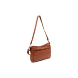 Sac à main en cuir Chesterfield-Irving Cognac