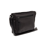 Sac à main en cuir avec bandoulière Aston Chesterfield Noir