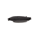 Sac à main en cuir avec bandoulière Aston Chesterfield Noir