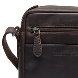 Sacoche en cuir Chesterfield-Laveno Marron