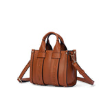 Mini sac à main Basic Clover Cognac