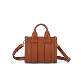 Mini sac à main Basic Clover Cognac