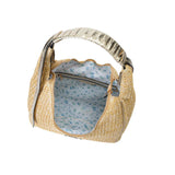Sac porté épaule en paille Saint Malo Champagne