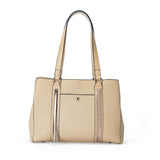 Sac à main shopping Contraste Sable