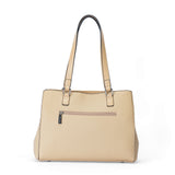 Sac à main shopping Contraste Sable