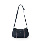 Sac à main trotteur Contraste Noir