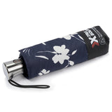 Parapluie X-TRA Solide Alpha Isotoner Fleur Marine