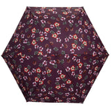 Parapluie Mini X-TRA Solide Isotoner Fleurs Pensées