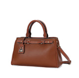 Sac à main Arty effet daim Cognac Mac Alyster