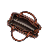 Sac à main Arty effet daim Cognac Mac Alyster