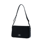 Sac à main en bandoulière effet velours Glysia Noir Mac Alyster
