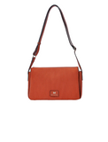 Sac à main en bandoulière effet velours Glysia Orange Mac Alyster