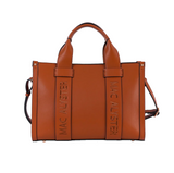 Grand sac à main Basic Clover Cognac