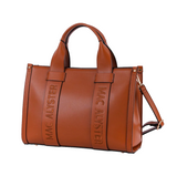 Grand sac à main Basic Clover Cognac