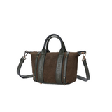 Petit sac à main Abrielle effet daim Olive Mac Alyster