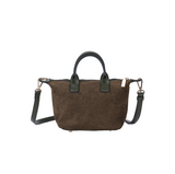 Petit sac à main Abrielle effet daim Olive Mac Alyster