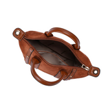 Petit sac à main Abrielle effet daim Marron Mac Alyster
