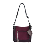 Sac à main en bandoulière Crystale Bordeaux Mac Alyster