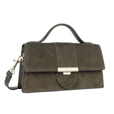 Sac à main Suède Ily Kaki Lancaster