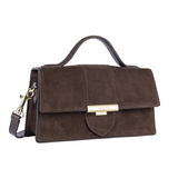 Sac à main Suède Ily Marron Lancaster