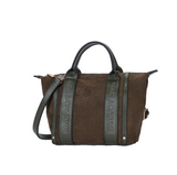 Sac à main Abrielle effet daim Olive Mac Alyster