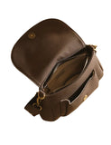 Sac à main en bandoulière M Camomille Chocolat
