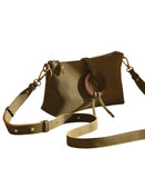 Petit sac à main en bandoulière Verveine Woomen Sauge