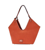 Sac cabas effet velours Glysia Orange Mac Alyster