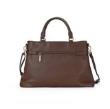 Sac à main effet velours Glysia Marron Mac Alyster