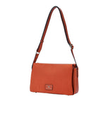 Sac à main en bandoulière effet velours Glysia Orange Mac Alyster