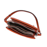 Sac à main en bandoulière effet velours Glysia Orange Mac Alyster