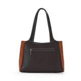 Sac shopping Fauve effet daim Cognac Mac Alyster