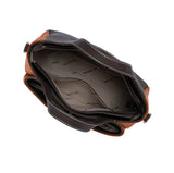 Sac à main Fauve effet daim Cognac Mac Alyster