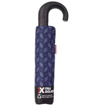 Parapluie pliant X-TRA Solide Crook Isotoner Chevron 09407