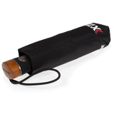 Folding umbrella X-TRA Solid Deluxe wood Isotoner 09487