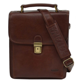 Katana Men's Leather Clasp Bag 36117