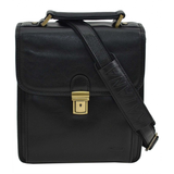 Katana Men's Leather Clasp Bag 36117